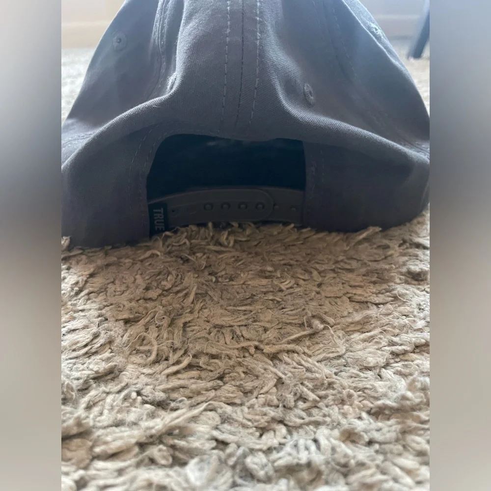 True Canvas Five Panel SnapBack / charcoal / enjoy the walk/ NWT - Picture 3 of 6